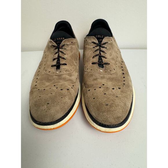 COLE HAAN ORIGINALGRAND ULTRA WING OX BROWN NUBUCK C32069 US SIZE 11 1/2M SHOE - Picture 2 of 9